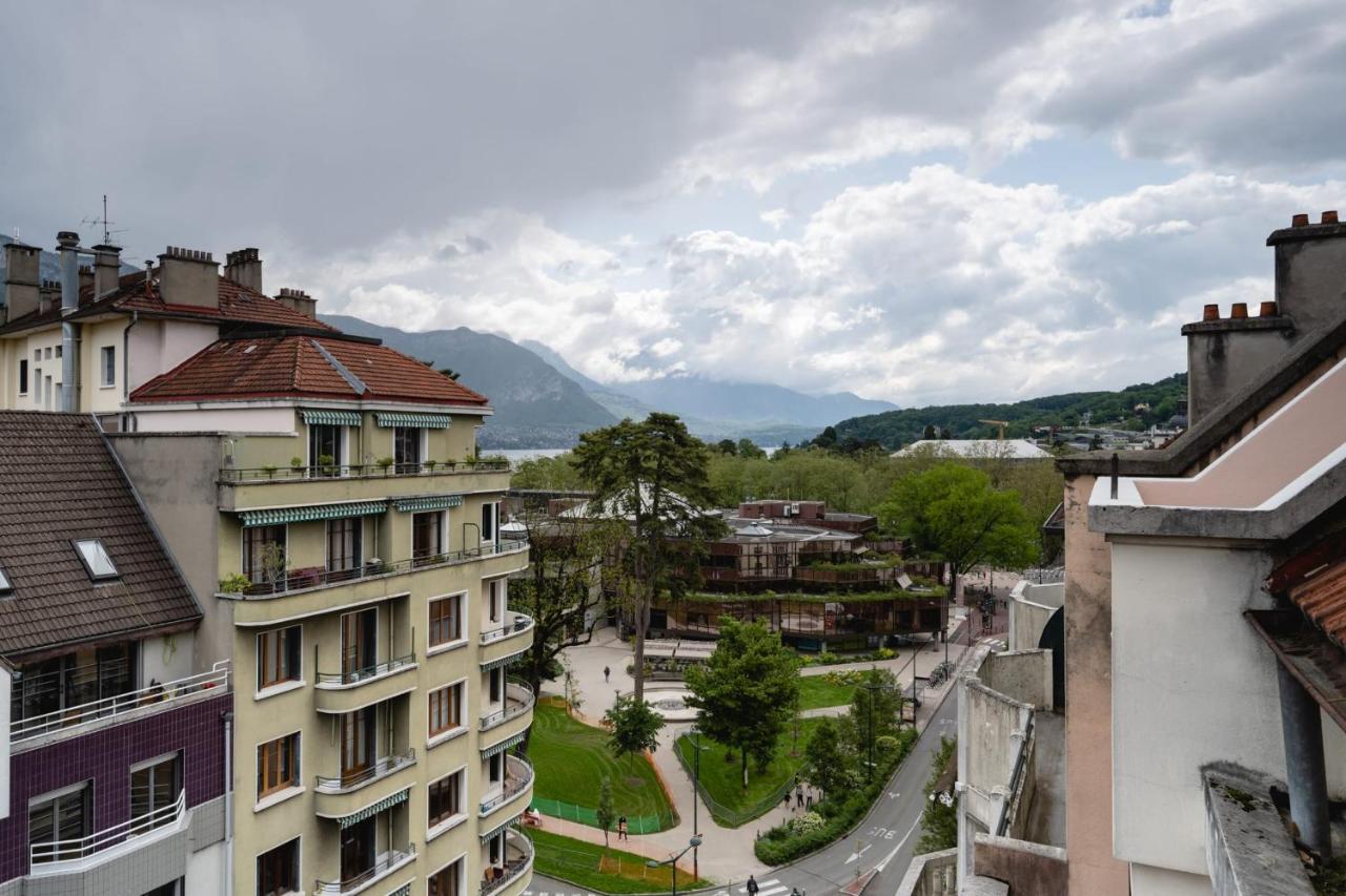 Le Nid Du Favre I - Charming Studio With Stunning Lake View Annecy Exteriér fotografie