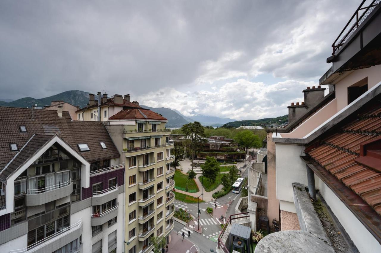 Le Nid Du Favre I - Charming Studio With Stunning Lake View Annecy Exteriér fotografie