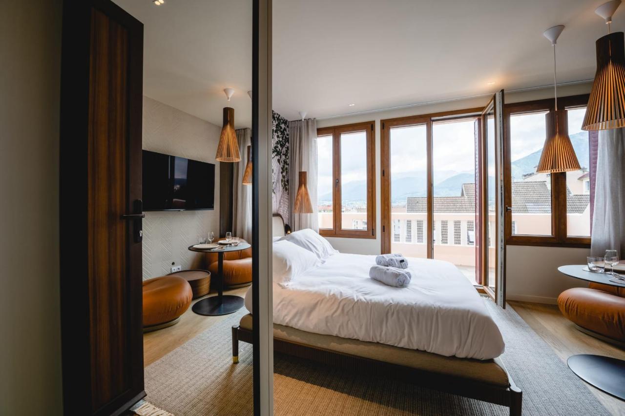 Le Nid Du Favre I - Charming Studio With Stunning Lake View Annecy Exteriér fotografie